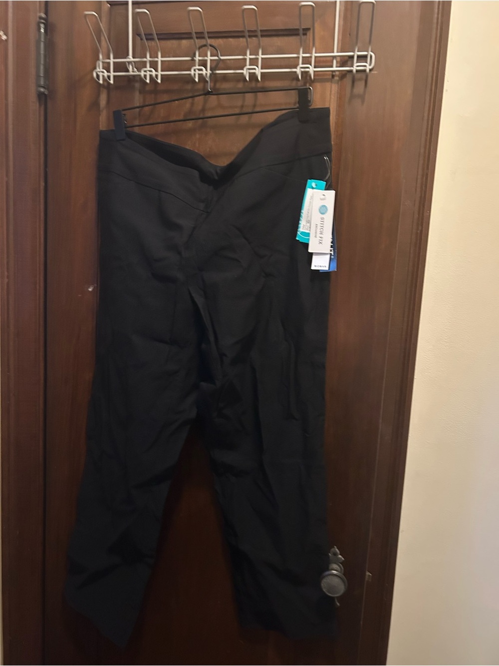 NWT Tribal Black Women's Stretch Trousers 1x
